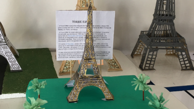 Projeto Torre Eiffel dos educandos do 7º ano A