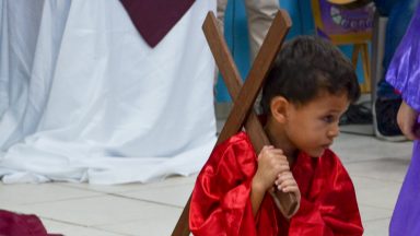 Semana Santa é vivida pelo alunos da Educação Infantil