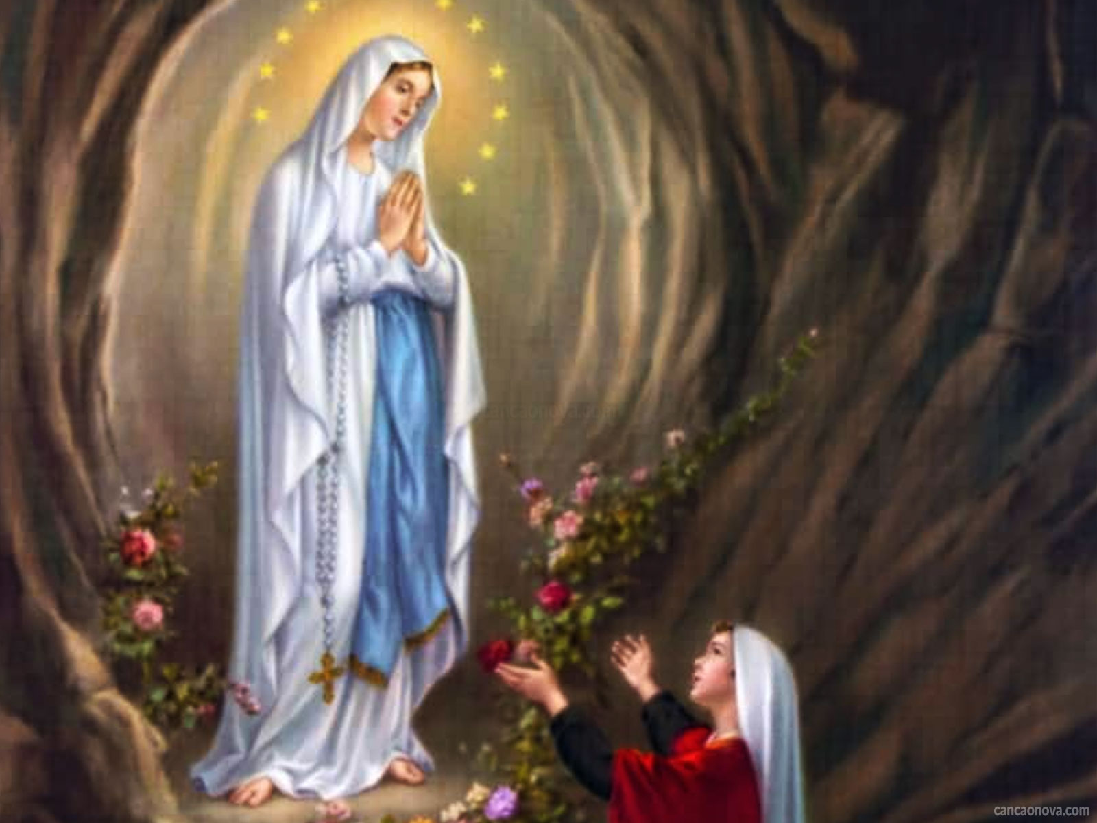 Rezemos a oração de Nossa Senhora de Lourdes