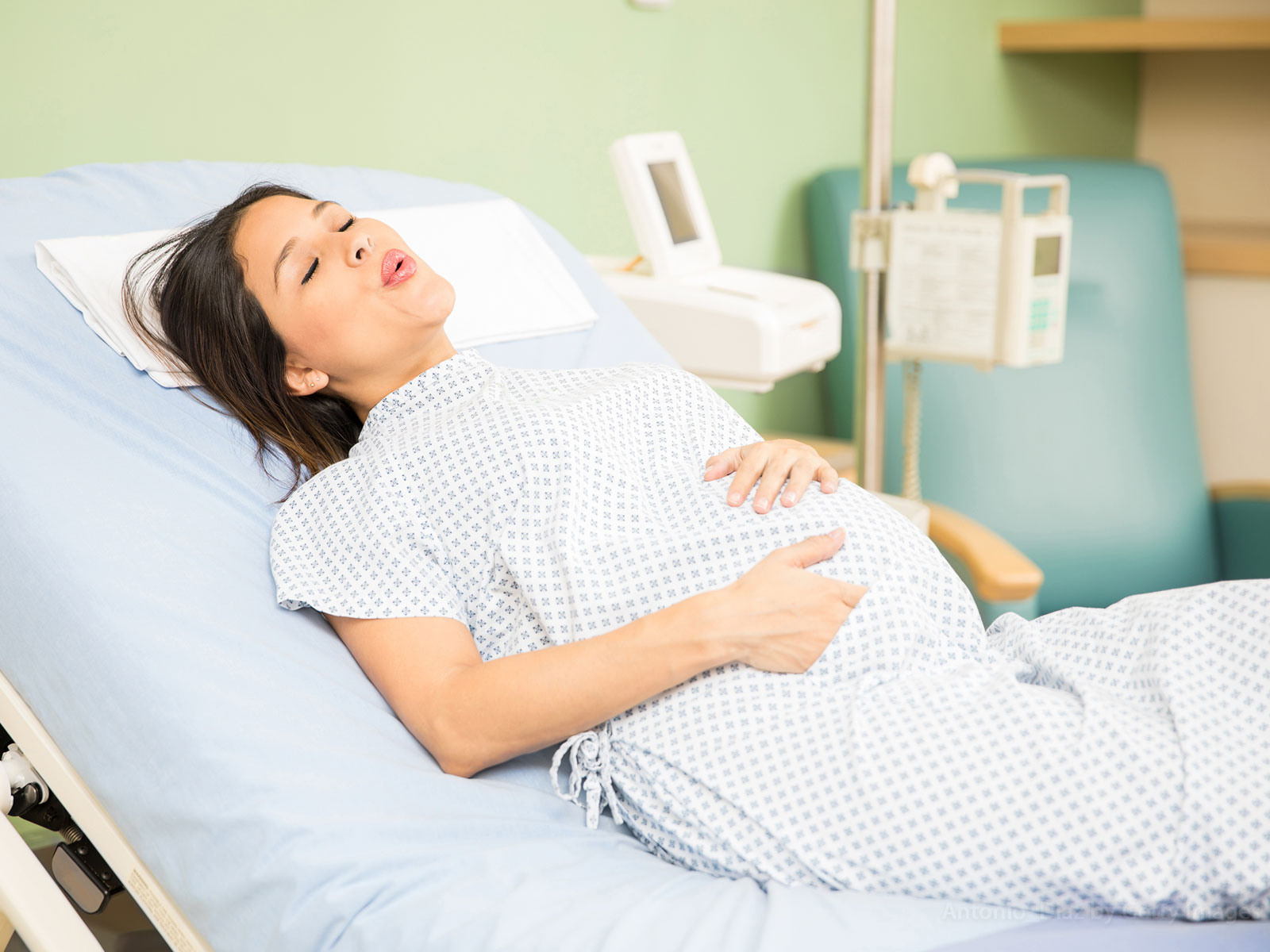 Técnicas de respiração para o trabalho de parto