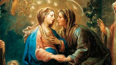 Na Visitação, quais são as virtudes que a Virgem nos ensina?