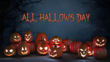 Festa de halloween transformada em All Hallows Day