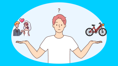 Casar ou comprar uma bicicleta?