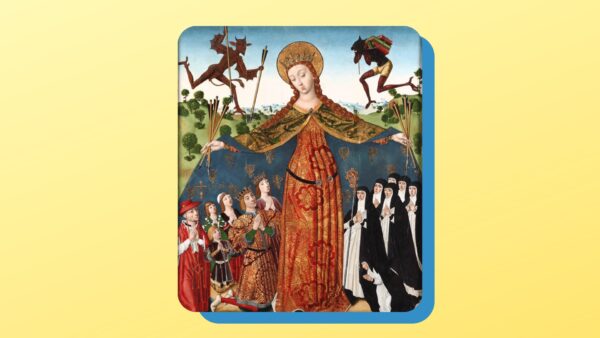 Sento Terço. "La Virgen de la Misericordia con los Reyes Católicos y su familia", por Diego de la Cruz, 1486.