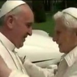 Encontro de Papa Francisco e Papa Emérito Bento XVI