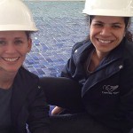 Montagem do mosaico do Santuário Pai das Misericórdias