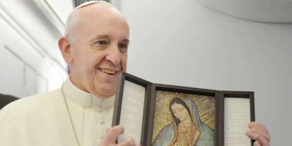 Papa Francisco celebra Nossa Senhora de Guadalupe