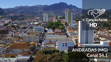 Atenção morador de Andradas/MG, a  TV Canção Nova mudou do analógico para o Digital