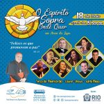 Evento reúne milhares de pessoas nos Arcos da Lapa em oração pela paz