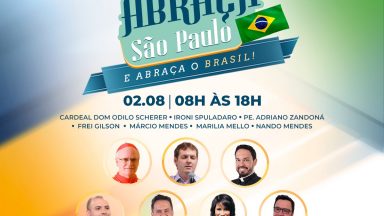 “Canção Nova Abraça São Paulo” poderá ser acompanhado pela TV e internet