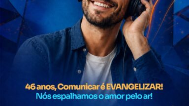 Rádio Canção Nova 89,1 FM comemora 46 anos “espalhando o amor pelo ar”