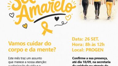 Social Canção Nova realiza “Caminhada Setembro Amarelo”