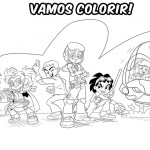 colorir super heroi