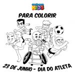 Para Colorir Atleta