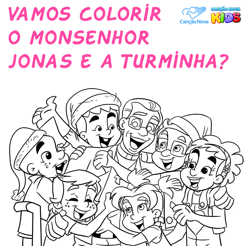 Desenhos para Colorir - Nosso Clubinho