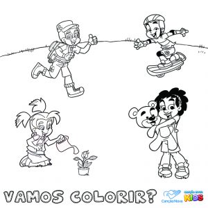 Vamos colorir a turminha! - Canção Nova Kids