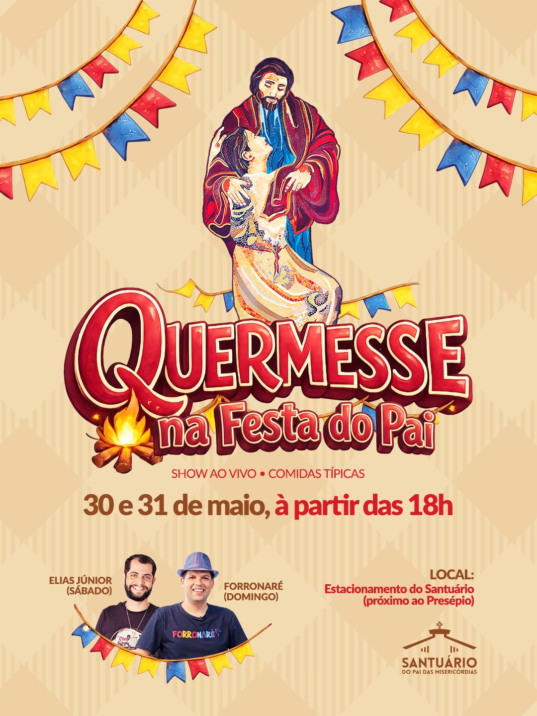Venha participar da Festa do Pai das Misericórdias 2026 na Canção Nova