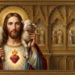 Representação do Sagrado Coração de Jesus simbolizando a reparação e a misericórdia segundo a encíclica Dilexit Nos.