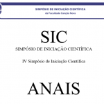 ANAIS - IV SIMPÓSIO DE INICIAÇÃO CIENTÍFICA